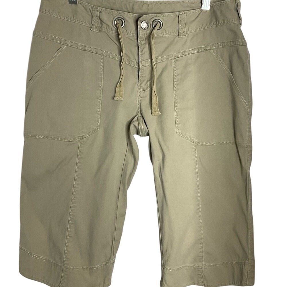 The North Face Outdoor Hiking Cargo Zip Pocket Shorts Women's Size 6 Boho Y2K